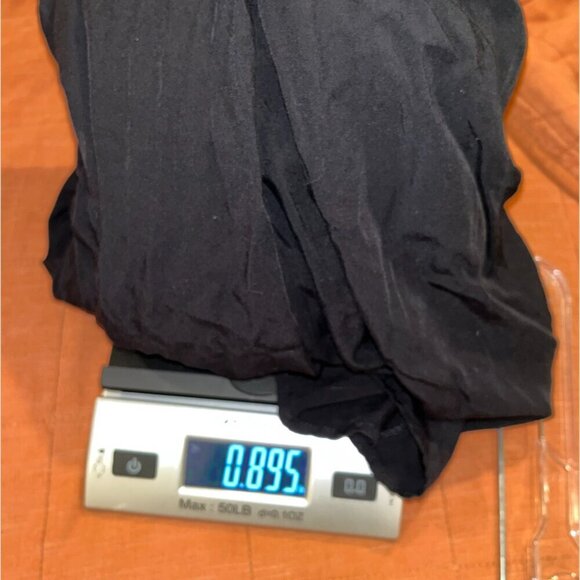 L*Space Colette Dress Waist Cutout Deep V Neck Blouson Sleeve Black Size Medium - Picture 12 of 12